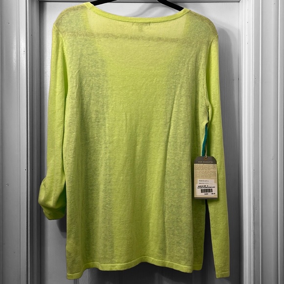 New! Horny Toad Citron Postcard Pullover Sweater - Picture 5 of 9